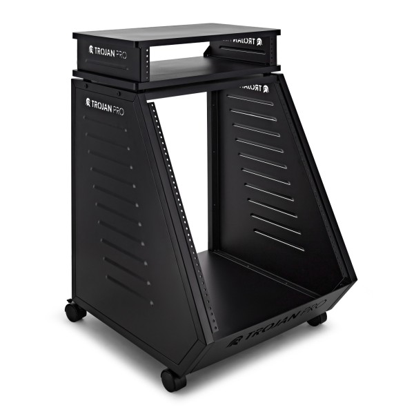 Trojan Pro Teneo Studio Rack Unit Custom Bundle, Black