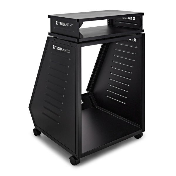 Trojan Pro Teneo Studio Rack Unit Custom Bundle, Black