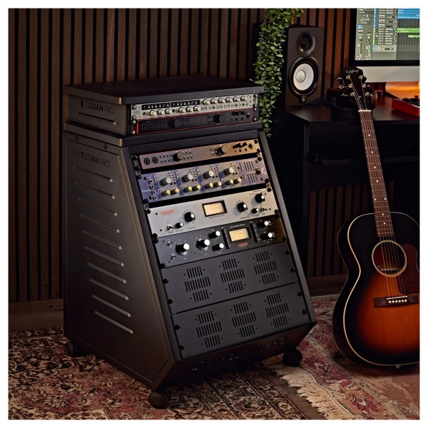 Trojan Pro Teneo Studio Rack Unit Custom Bundle, Black