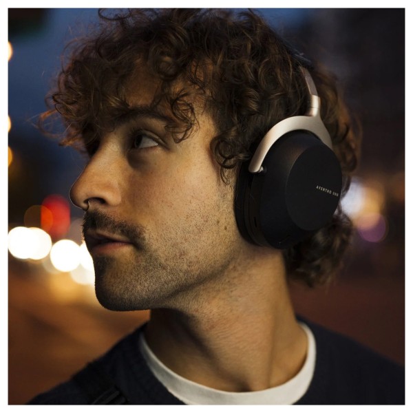 Beyerdynamic Aventho 300 Wireless Over-Ear Headphones with ANC and Dolby Atmos, Black - Lifestyle 2