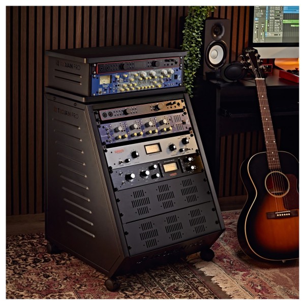 Trojan Pro Teneo Studio Rack Unit Custom Bundle, Black