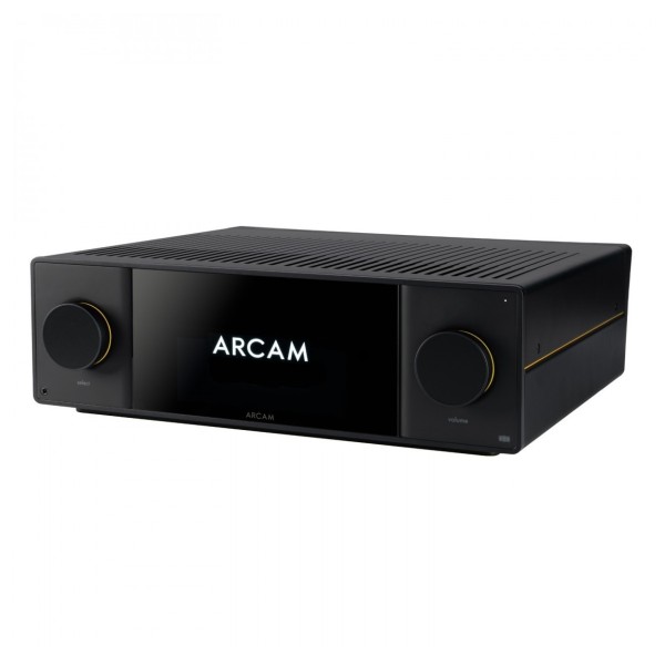 Arcam Radia SA45 Streaming Integrated Amplifier, Black - left 