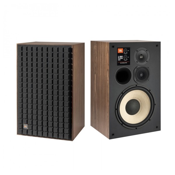JBL L100 Mk2 Classic 3-Way Stand Mount Speakers (Pair), Black - main 