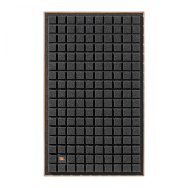 JBL L100 Mk2 Classic 3-Way Stand Mount Speakers (Pair), Black - front grille 
