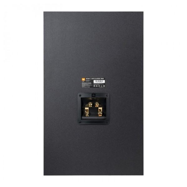 JBL L100 Mk2 Classic 3-Way Stand Mount Speakers (Pair), Black rear 