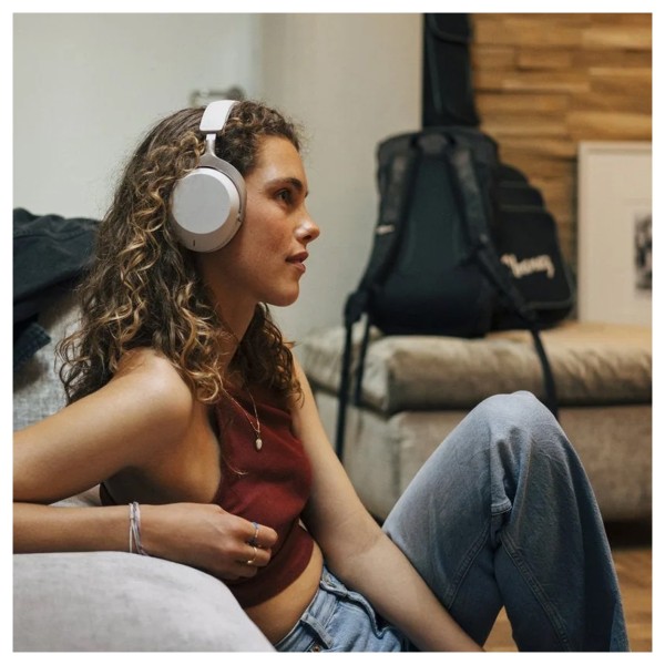 Beyerdynamic Aventho 300 Wireless Over-Ear Headphones with ANC and Dolby Atmos, Nordic Grey - Lifestyle  2