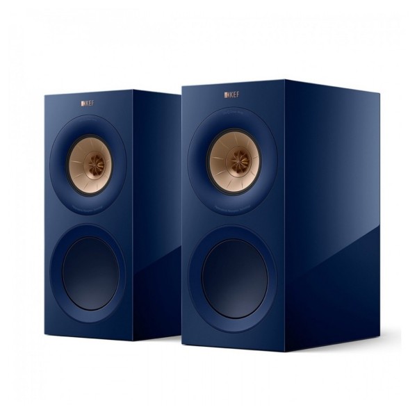 KEF R3 Meta Bookshelf Speakers (Pair), Indigo Gloss - main 