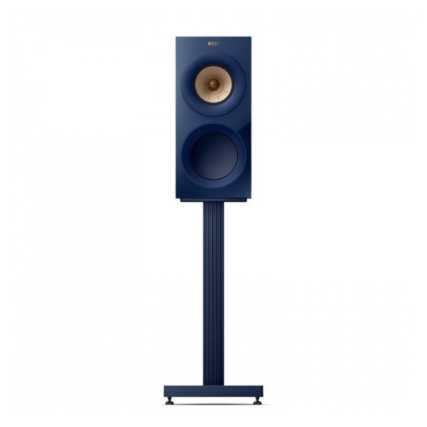 KEF R3 Meta Bookshelf Speakers (Pair), Indigo Gloss - front 