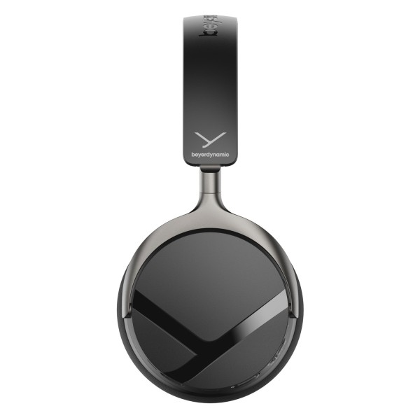 Aventho Y ANC Wireless Headphones, Black - Side