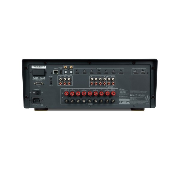 Arcam AVA15 8K Immersive Surround Sound AVR Amplifier - rear 