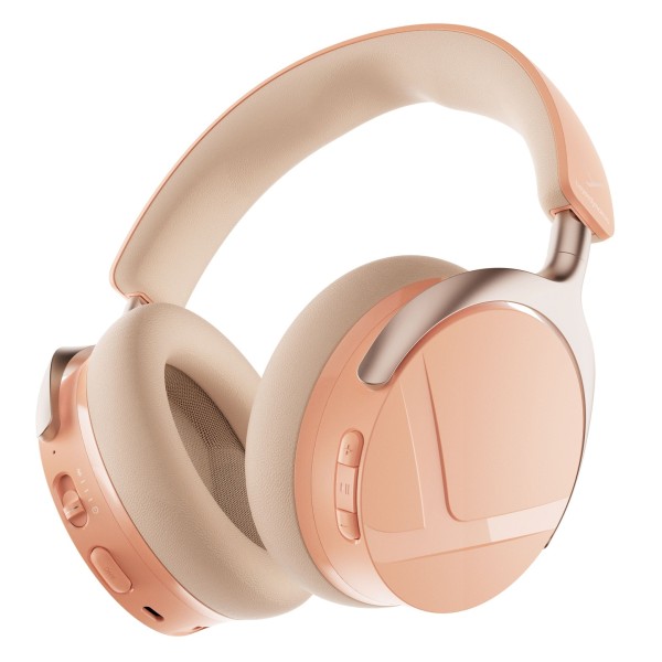 Beyerdynamic Aventho Y Wireless Over-Ear Headphones with ANC, Peach Blush - Angled Rear