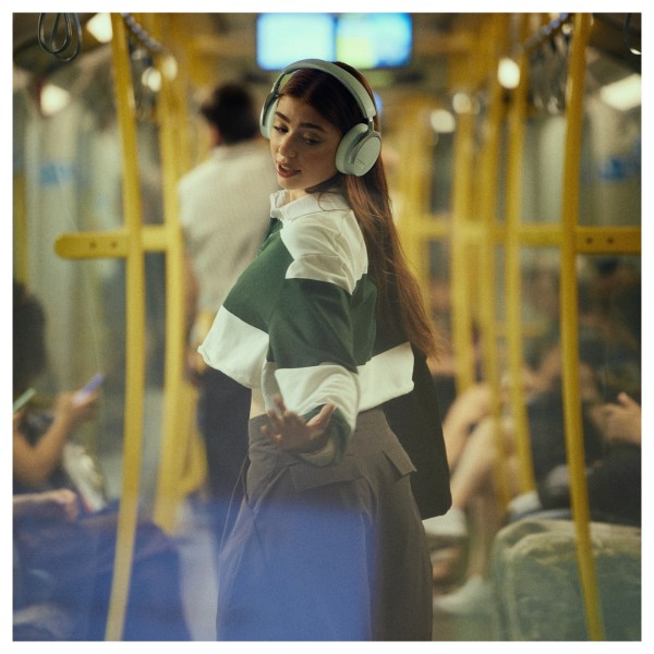 Beyerdynamic Aventho Y Wireless Over-Ear Headphones with ANC, Soft Jade - Lifestyle 2