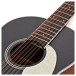 Hartwood Century 12 String Parlour Acoustic Guitar, Black