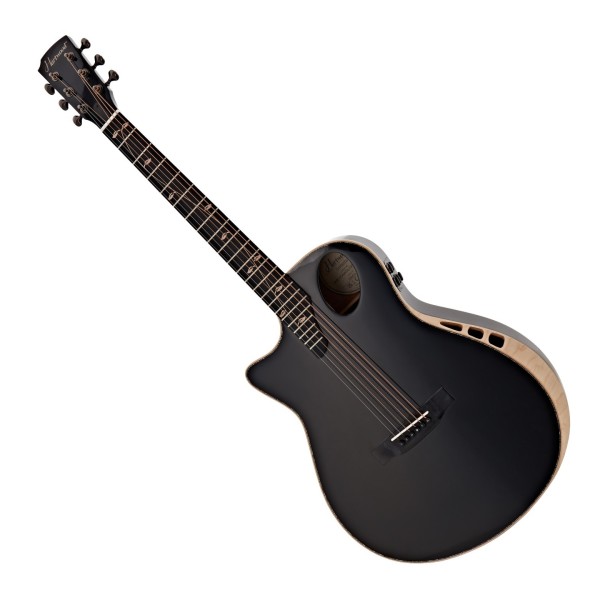 Hartwood Sonata-FX Thinline Left-Handed Electro-Acoustic Guitar, Black