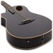 Hartwood Sonata-FX Thinline Left-Handed Electro-Acoustic Guitar, Black
