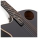 Hartwood Sonata-FX Thinline Left-Handed Electro-Acoustic Guitar, Black