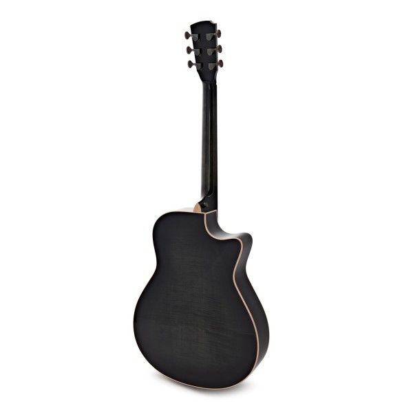 Hartwood Sonata-FX Thinline Left-Handed Electro-Acoustic Guitar, Black