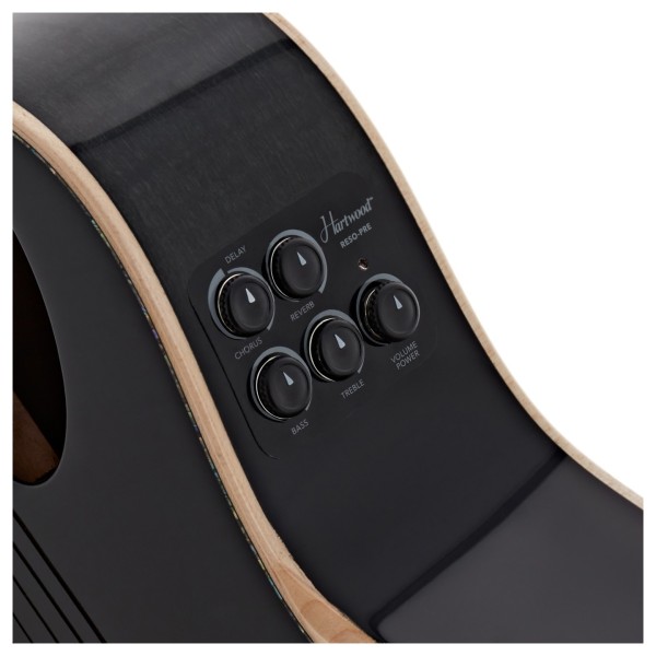 Hartwood Sonata-FX Thinline Left-Handed Electro-Acoustic Guitar, Black