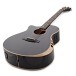 Hartwood Sonata-FX Concert Left-Handed Electro-Acoustic Guitar, Black