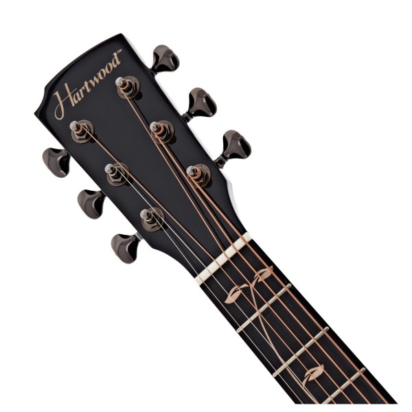 Hartwood Sonata-FX Concert Left-Handed Electro-Acoustic Guitar, Black