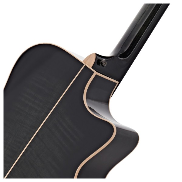Hartwood Sonata-FX Concert Left-Handed Electro-Acoustic Guitar, Black