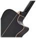 Hartwood Sonata-FX Concert Left-Handed Electro-Acoustic Guitar, Black
