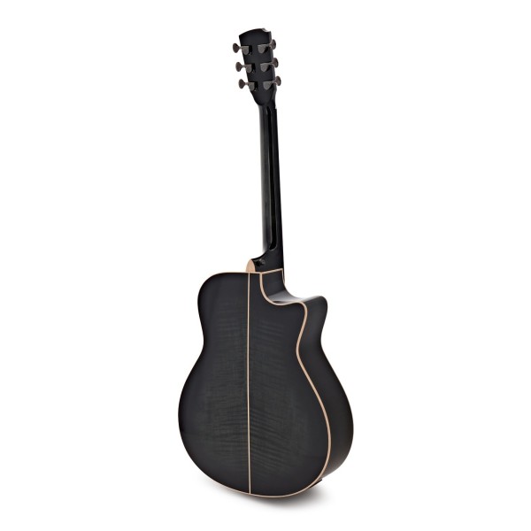 Hartwood Sonata-FX Concert Left-Handed Electro-Acoustic Guitar, Black