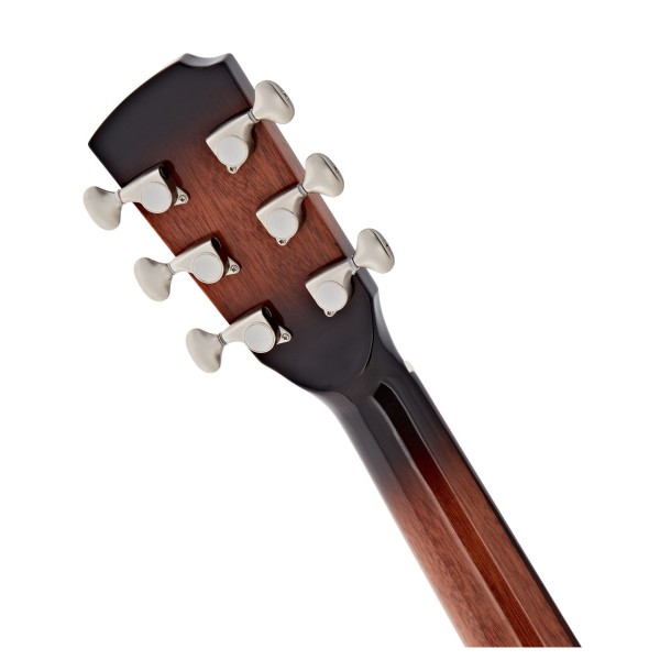 Hartwood Artiste Left-Handed Travel Acoustic Guitar, Natural Koa