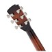 Hartwood Artiste Left-Handed Travel Acoustic Guitar, Natural Koa