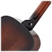 Hartwood Artiste Left-Handed Travel Acoustic Guitar, Natural Koa
