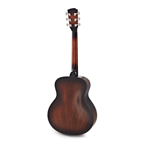 Hartwood Artiste Left-Handed Travel Acoustic Guitar, Natural Koa