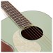 Hartwood Century Parlour Left-Handed Acoustic Guitar, Mint Green