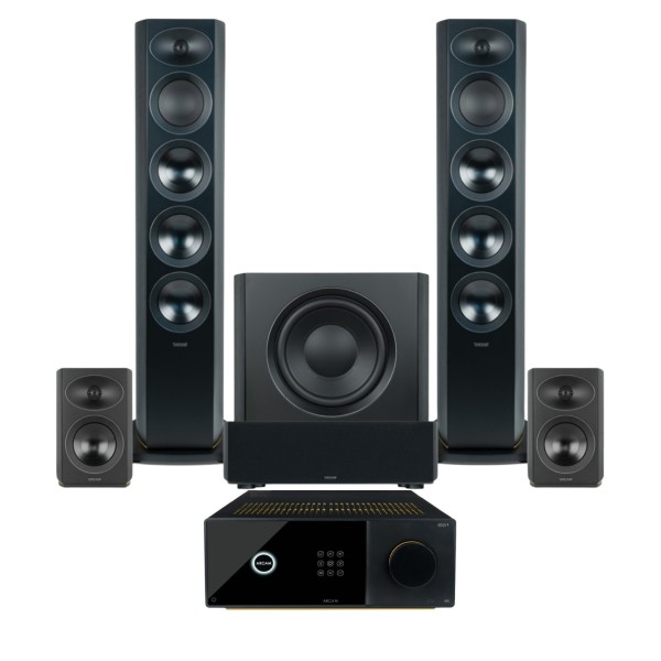Arcam AVA35 8K AV Receiver & Radia R35 5.1 Surround Sound Bundle, Black - main 