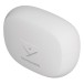 Amiron Zero Wireless Bluetooth Earbuds, White - Charging Case Angled