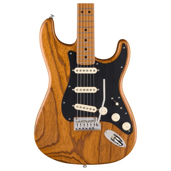 Fender Limited Edition American Ultra II Stratocaster Roasted Ash RMN, Natural - body