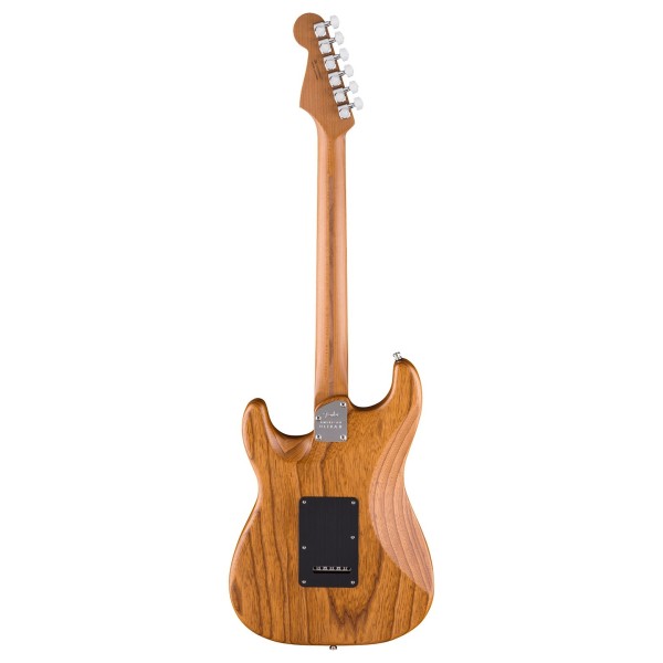 Fender Limited Edition American Ultra II Stratocaster Roasted Ash RMN, Natural - back