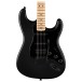 Fender Limited Edition Standard Stratocaster HSS MN, Matching Headcap, Satin Black - body