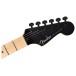 Fender Limited Edition Standard Stratocaster HSS MN, Matching Headcap, Satin Black - headstock