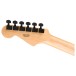 Fender Limited Edition Standard Stratocaster HSS MN, Matching Headcap, Satin Black - back of headstock