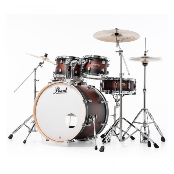 Pearl Decade Maple 22'' Am Fusion Drums w/Hardware, Brown Burst