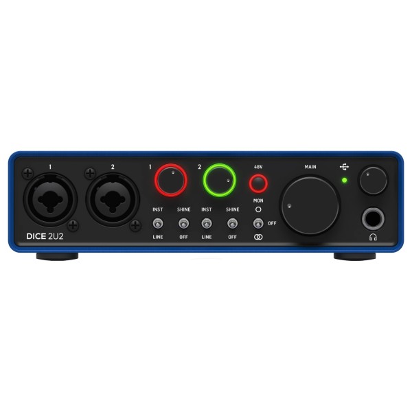 DICE 2U2 Audio Interface - Front
