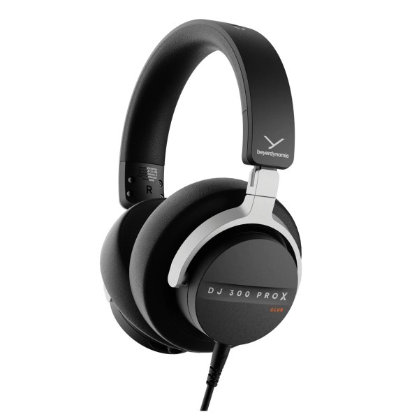 Beyerdynamic DJ 300 Pro X Club Headphones - Angled 2 (Different Earpds) 