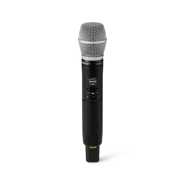 Shure SLXD2+ Handheld Transmitter, SM86, Front