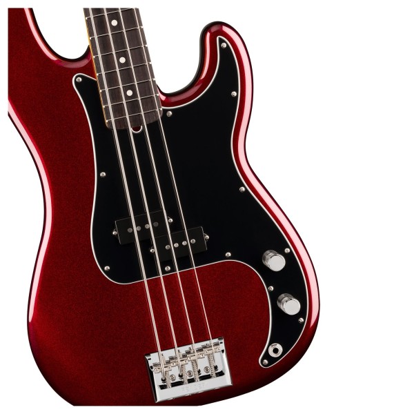 Fender American Professional Precision Bass RW, Oxblood - hardware