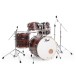 Pearl Decade Javorová 22'' Am Fusion bicí sada s hardwarem, matný tmavý ořech