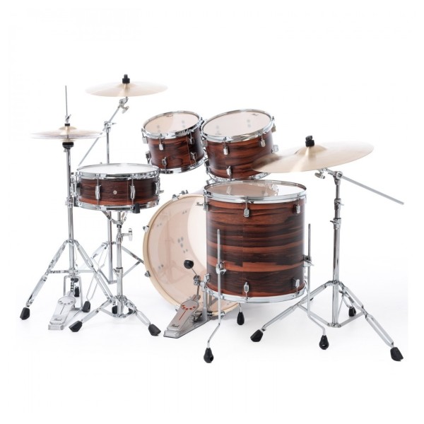Pearl Decade Maple 22'' Am Fusion Drum Kit w/Hardware, Matte Dark Walnut