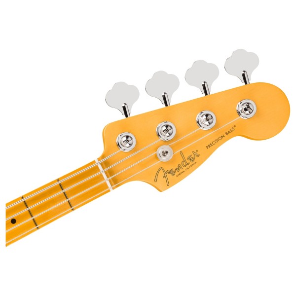 Fender American Professional Precision Bass MN, Olympic White - headstock