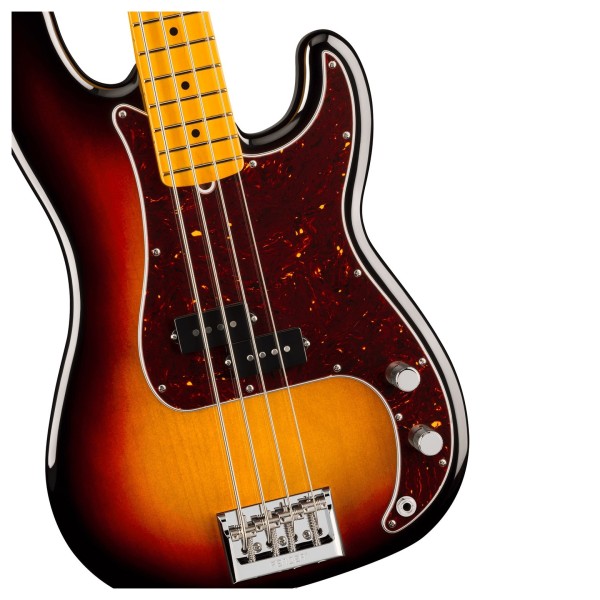 Fender American Professional Precision Bass MN, 3-Color Sunburst - hardware