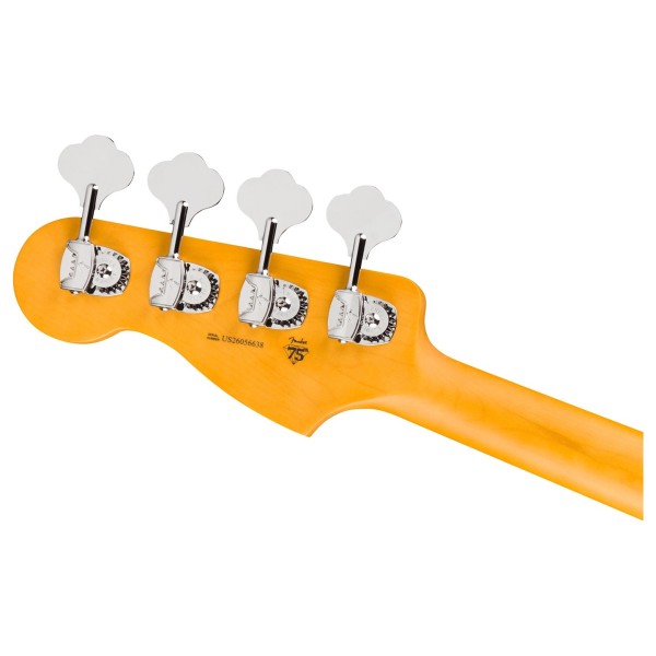 Fender American Professional Precision Bass MN, 3-Color Sunburst - back of headstock