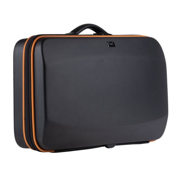 BAM Stage Single Trumpet Case, Black and Orange 2
